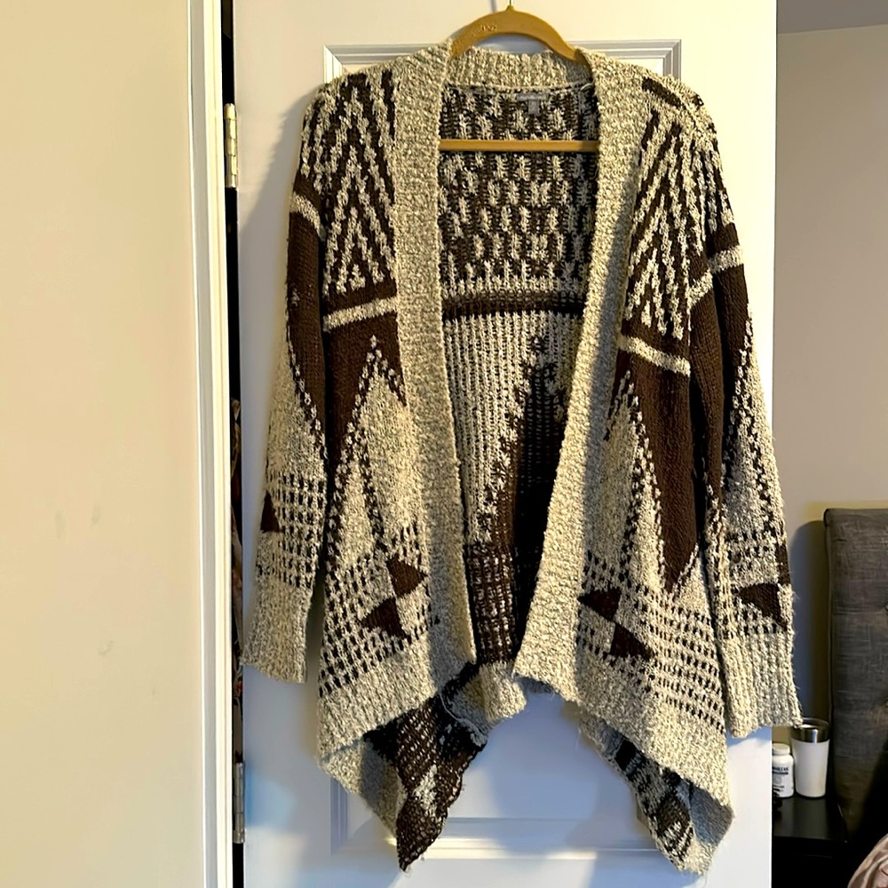 Aztec print duster